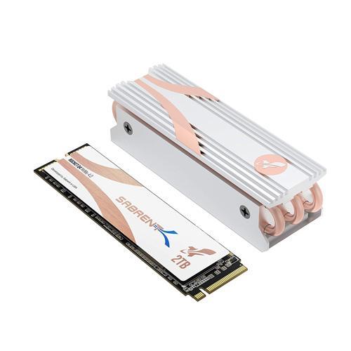 Sabrent 2TB Rocket Q4 NVMe PCIe Gen4 x 4 M.2 2280 Internal SSD with Heatsink SB-RKTQ4-HTSS-2TB