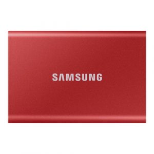 Samsung 500GB T7 Portable SSD (Red) MU-PC500R/WW