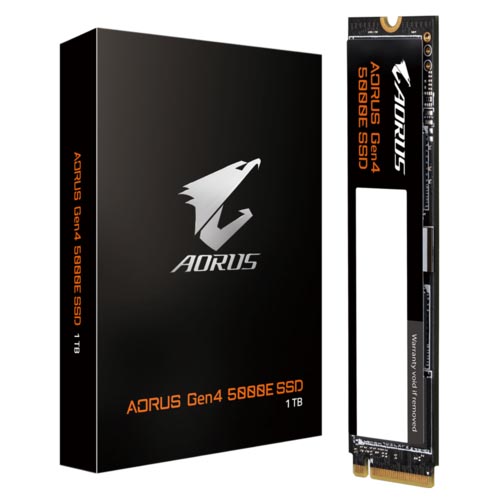 Gigabyte Aorus Gen4 5000E 1TB NVMe SSD AG450E1TB-G