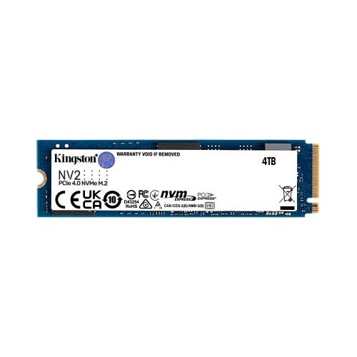 vand berømt Hvornår Buy Online Kingston NV2 4TB PCIe M.2 NVMe Gen4 SSD SNV2S/4000G In India