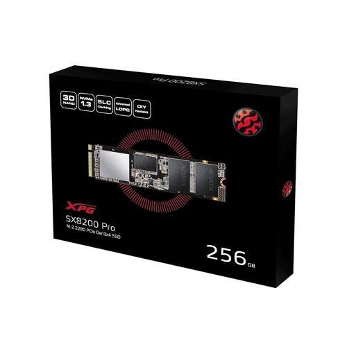 ADATA XPG SX8200 Pro 256GB PCIe Gen3x4 M.2 2280 SSD ASX8200PNP-256GT-C