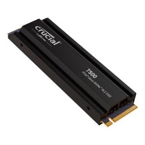 Crucial 4TB T500 PCIe 4.0 x4 M.2 Internal SSD with Heatsink CT4000T500SSD5