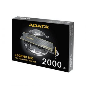 ADATA Legend 860 2000GB NVMe Gen4 SSD SLEG-860-2000GCS